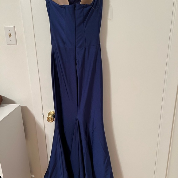 Jessica Angel Navy Prom Dress - Picture 4 of 5